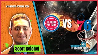 Free NBA Betting Pick Detroit Pistons vs Philadelphia 76ers 103024 Scotts Selections [upl. by Yragerg]