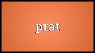 Prat Meaning [upl. by Nosredneh]