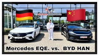 Mercedes EQE vs BYD HAN 🧐 lohnen sich über 50000€ Aufpreis⁉️ [upl. by Hartmann]