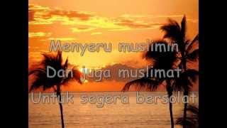 Fitri HarisSuara Azan Lirik [upl. by Euqnimod]