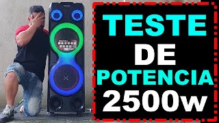 🟢 Teste De Potencia Polyvox xt2212t Polyvox 2500w [upl. by Felicie]