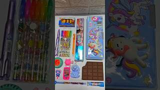 amazing stationery items unicorn school stationery school supplies back to school shopping shorts [upl. by Vivia]