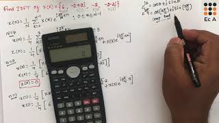 DSP6 Problem on Inverse Discrete Fourier Transform IDFT  EC Academy [upl. by Siward]