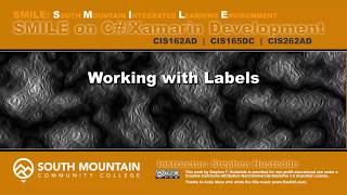 CXamarin Cohort 01M  Working with Labels 2012 [upl. by Ilatan550]