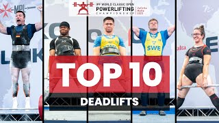 Top 10 Deadlifts of the IPF 2023 World Championships [upl. by Ylyl]