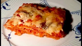 Lasagnes poulet amp 2 fromages  Lasagnes au poulet fromage bleu amp Gouda  Recette  139 [upl. by Nnylatsirk]