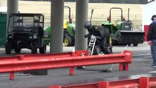 Harley Sportster 1275 Drag Bike Pass at Stanton MI 2018 104 ET at 123 MPH 14 Mile Pass [upl. by Antoinette256]