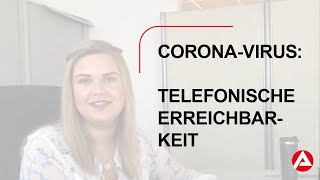 Bundesagentur für Arbeit  CoronaVirus Informationen zur telefonischen Erreichbarkeit [upl. by Anires]