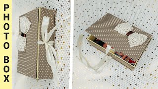 How to make Photobox  DIY PHOTO ALBUM BOX [upl. by Becca708]