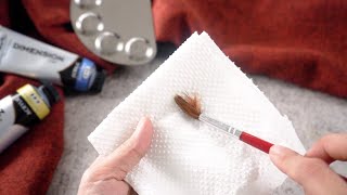 How to Get Paint off a Paint Brush [upl. by Legnaesoj212]