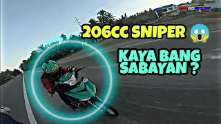 206cc YAMAHA SNIPER kaya bang sabayan ni Raider fi Superstock WATCH PART 1 [upl. by Stilla742]