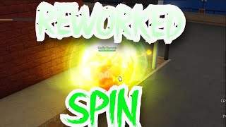 YBA NEW UPDATE REWORKED SPIN SHOWCASE [upl. by Kain]