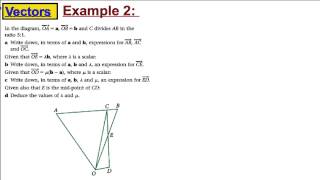 Core 4 Maths ALevel Edexcel  Vectors 3 [upl. by Sutton]