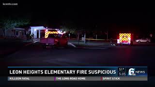 Leon Heights elementary fire suspicious [upl. by Octavian]