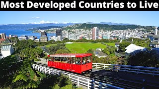 15 Most Developed Countries to Live in the World 2023 [upl. by Felita893]