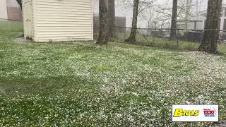 Hail in Five Mile Fork area of Spotsylvania41524 [upl. by Gnal]