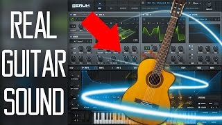 Harpsichord StrumPluck Sound in Serum Tutorial Free Preset [upl. by Finlay]