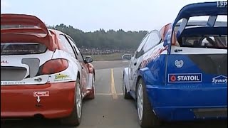 European Rallycross 2006 Qualifying Buxtehude Germany Div 1 Tommy Rustad Kenneth Hansen Lars Larsson [upl. by Kent189]