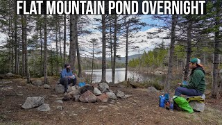 Flat Mountain Pond Overnight  Hiking the White Mountains of New Hampshire [upl. by Aisercal]