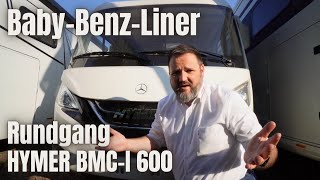 BabyBenzLiner HYMER BKlasse MCI 600  ausführlicher Rundgang im Sondermodell White Line 2023 [upl. by Sixla784]