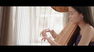 Denise Fung  Wonderful Tonight harp cover [upl. by Toile]