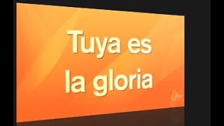 27  Tuya es la gloria PistaLetra  Himnario Celebremos su Gloria [upl. by Omissam]