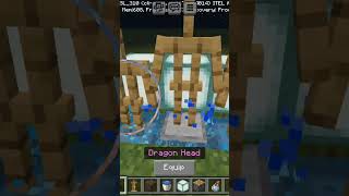 Moving dragon head in Minecraft [upl. by Dosh]