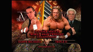 Story of Shawn Michaels vs Triple H  Armageddon 2002 [upl. by Paton]