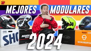 Mejores CASCOS DE MOTO MODULARES de 2024 🚨¿Cuál es para ti ⬆️​⬇️​ [upl. by Oinotnanauj287]