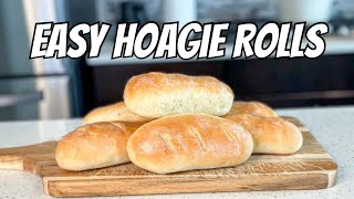 Homemade Hoagie Sandwich Rolls [upl. by Acissaj]