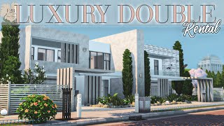 LUXURY DOUBLE RENTAL  Sims 4 CC Speed Build  DOWNLOAD LINK TRAYCCCC LINKS [upl. by Hak452]