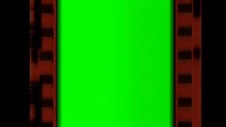 Film Strip Animation Green Screen Old Movie Style Royalty Free Video Effect Footage AA VFX [upl. by Nalani]