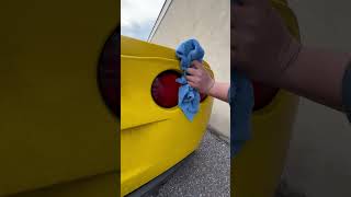 Encapsulate ceramic waterless wash detailing carcleaning diy howto corvette carwash cleaning [upl. by Hadihahs]