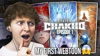 MY FIRST WEBTOON BTS 7FATES CHAKHO Official Story Film amp Episode 1  Reaction [upl. by Brenner599]