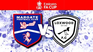 HIGHLIGHTS  FA Cup Preliminary Round  Margate FC v Loxwood FC H [upl. by Beilul]