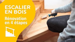 Comment rénover un escalier en bois  4 étapes  MesDépanneursfr [upl. by Allecram]