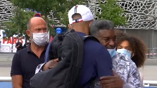 Mbappe Consoled By Family As PSG Return Home From Champions League Final Defeat [upl. by Marvin]