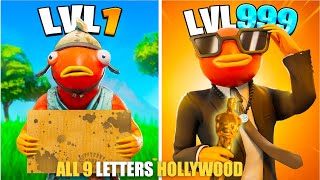 GUIDE HOLLYWOOD TYCOON MAP CREATIVE 20 FORTNITE  ALL 9 LETTERS HOLLYWOOD LOCATIONS [upl. by Gary]