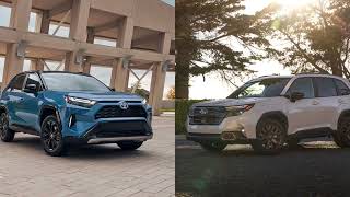 2025 Subaru Forester vs 2024 Toyota RAV4 Compact SUV OnPaper Showdown [upl. by Caines]