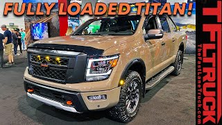 Heres How You Can Fully Deck Out The 2020 Nissan Titan SEMA 2019 Debut [upl. by Nosnirb510]