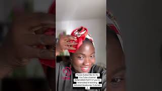 How to Tie Simple Scarf Headwrap Tutorial scarf tutorials [upl. by Fuhrman418]