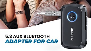 UGREEN 53 Aux Bluetooth Adapter Review Upgrade Your Car Audio [upl. by Conrad]