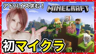 初【マイクラ】１日目！色々学ぶ！同時配信【Minecraft】1【milca  みるか】 [upl. by Connelley]