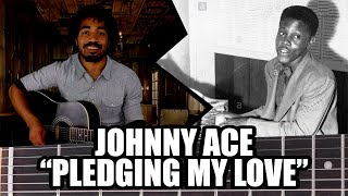 PLEDGING MY LOVE  JOHNNY ACE w Lyrics amp Chords  Marcos Singalong [upl. by Llenwahs]