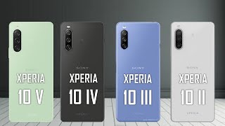 Sony Xperia 10 V VS Xperia 10 IV VS Xperia 10 III VS Xperia 10 II [upl. by Christina]