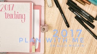 2017 Plan With Me  Academic Bullet Journal [upl. by Butta]