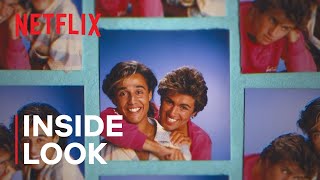 George Michael and Andrew Ridgeley in WHAM  Netflix [upl. by Kcirdes]