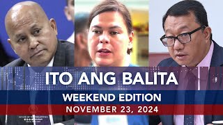 UNTV Ito Ang Balita Weekend Edition  November 23 2024 [upl. by Saile]