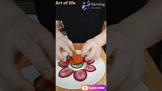 how make easy fruits carving decoration fruitscarving fruitart [upl. by Ainoz246]