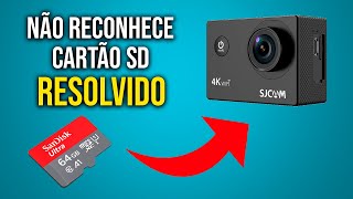 SJ CAM NÃO RECONHECE CARTÃO SD RESOLVIDO  TUTORIAL 2023 [upl. by Ellenrahs]